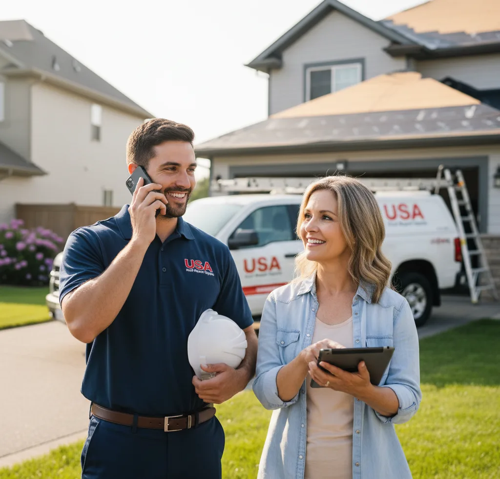 USA Roof Repair Experts customer support in Lambertville